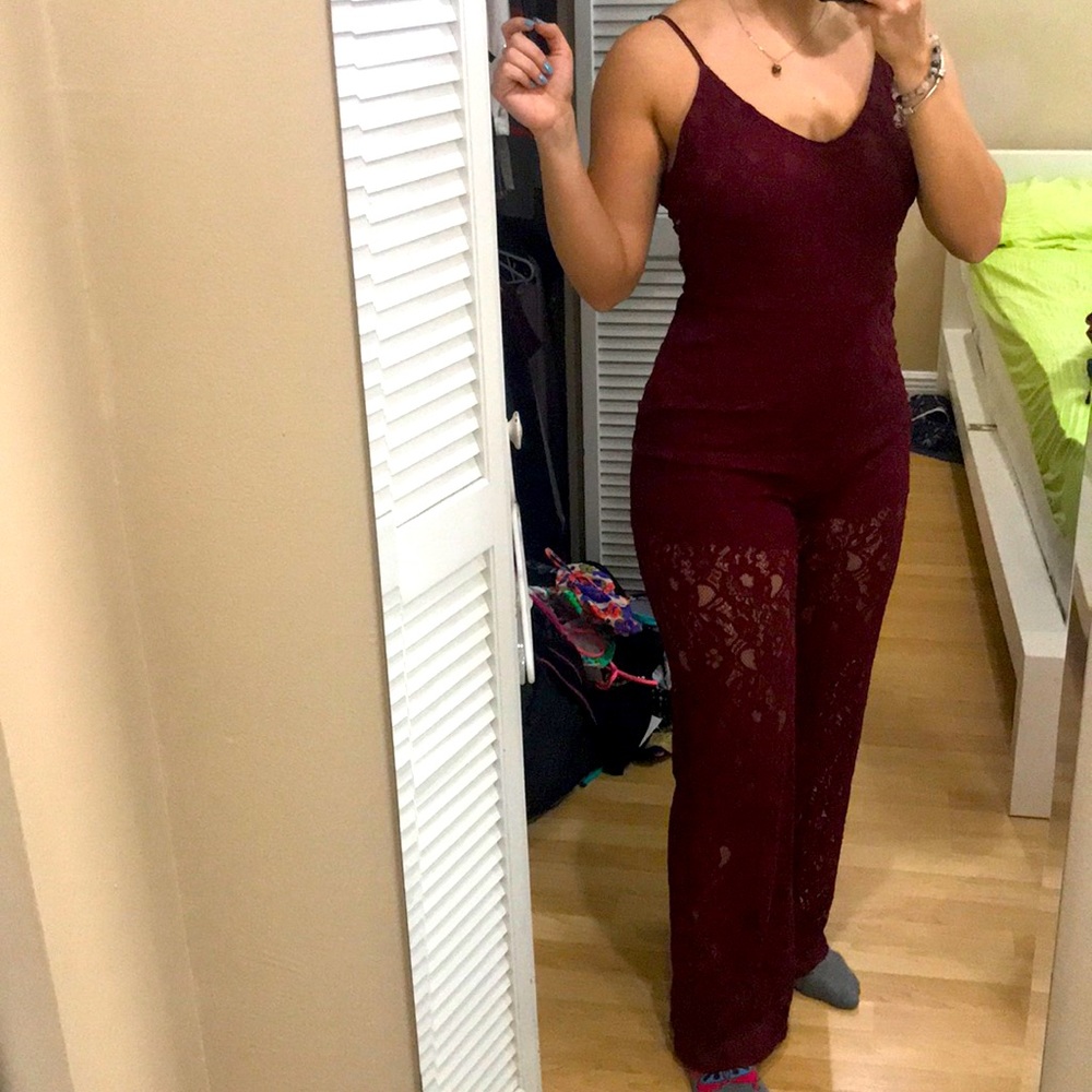 Romper red forever 21